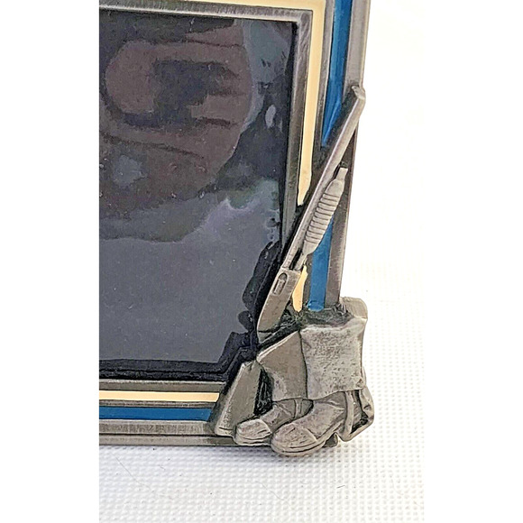 PICTURE FRAME-Hunting Theme-Small 4"x3" Frame-Metal Frame-Plastic Cover-Ducks - Picture 4 of 12